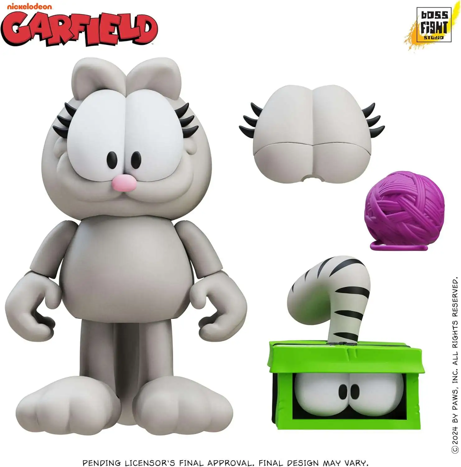 Garfield Nermal Action Figure [with Ballof Yarn & Shipping Box] (Pre-Order ships January)