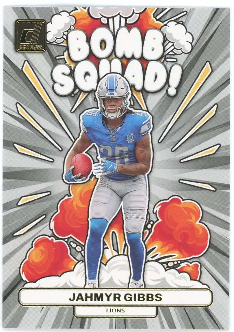 NFL 2023 Panini Donruss Football Bomb Squad Jahmyr Gibbs BS-26 [Rookie]