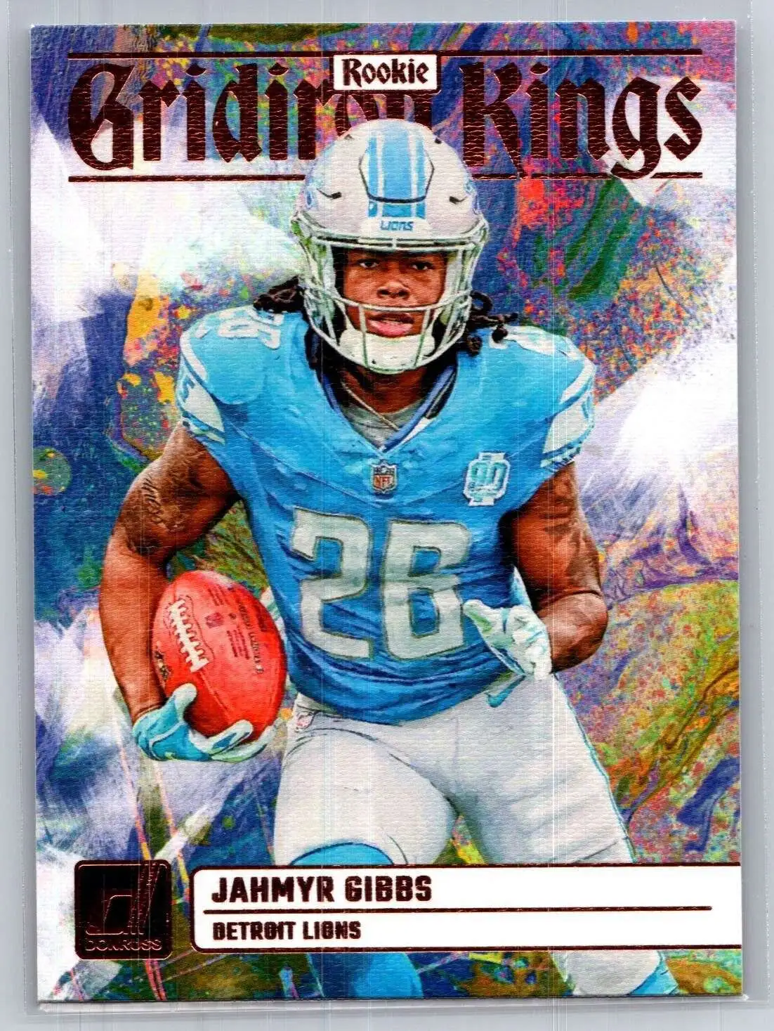 Nfl Panini Donruss Football Single Card Gridiron Kings Jahmyr Gibbs Rgk Rookie Toywiz