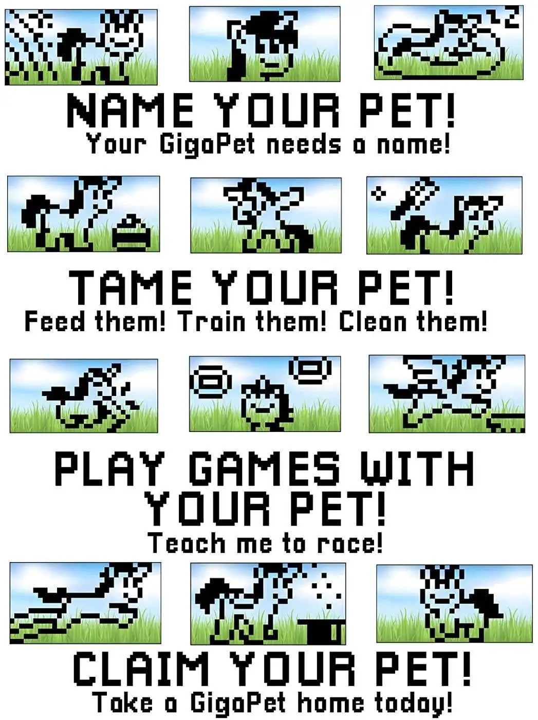Giga Pets AR Unicorn Virtual Animal Pet Toy Version 2.0 Update Blue 