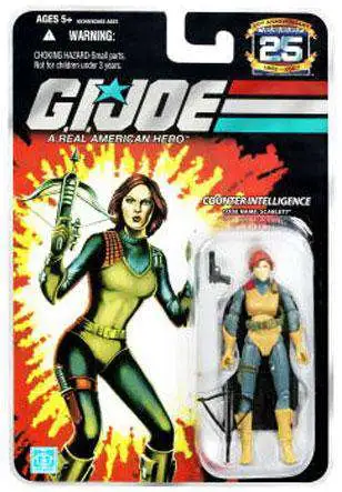 GI Joe 25th Anniversary Wave 4 Scarlett Action Figure