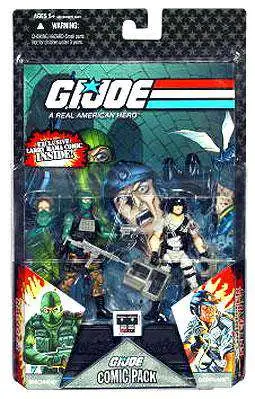 GI Joe 25th Anniversary Wave 6 Comic Pack Beachhead & Dataframe Action Figure 2-Pack