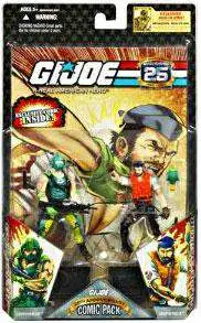 GI Joe 25th Anniversary Wave 4 Comic Pack Shipwreck vs. Copperhead Action Figure 2-Pack