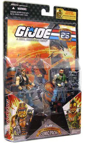 GI Joe 25th Anniversary Wave 2 Comic Pack Torch & Ripper Action Figure 2-Pack