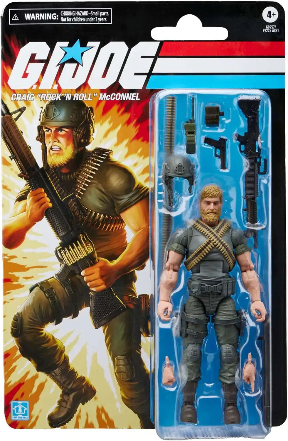 GI Joe Classified Series Craig "Rock N' Roll" McConnel Action Figure [Retro Cardback]