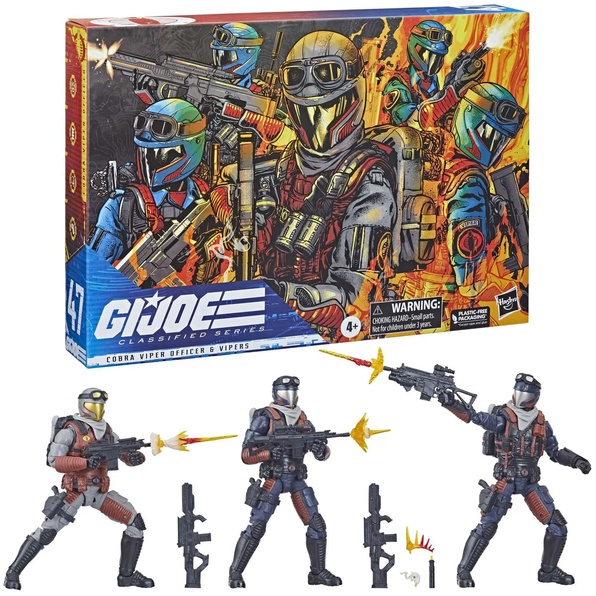 GI Joe Classified Series Cobra Viper Officer & 2 Vipers Case of 2 Action Figure 3-Packs