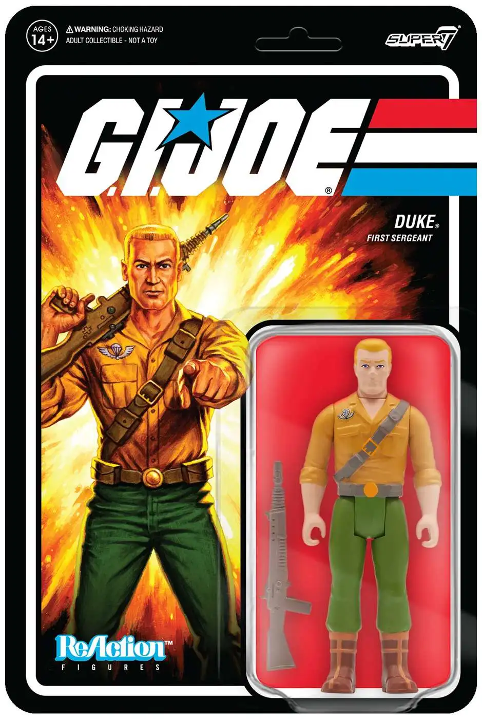 ReAction G.I. Joe Wave 2 Duke Action Figure