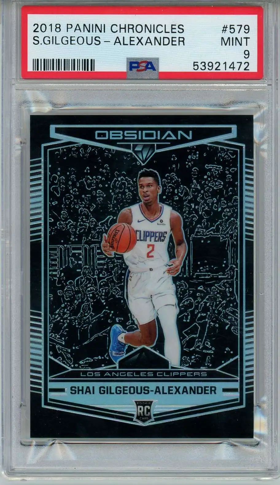 NBA 2018-19 Panini Obsidian Single Card Preview Shai-Gilgeous 