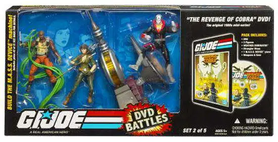 GI Joe DVD Battles Revenge of Cobra Action Figure Set #2