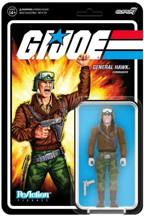 ReAction GI Joe Wave 7 General Hawk Action Figure
