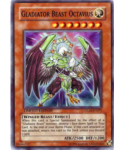 YuGiOh GX Trading Card Game Gladiator's Assault Super Rare