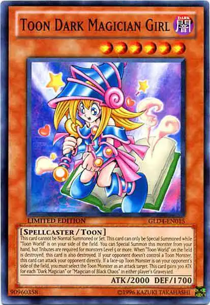 YuGiOh Gold Series 4 2011 Common Toon Dark Magician Girl GLD4-EN015