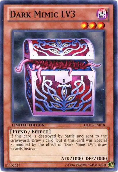 YuGiOh Gold Series 5: Haunted Mine Common Dark Mimic LV3 GLD5-EN018