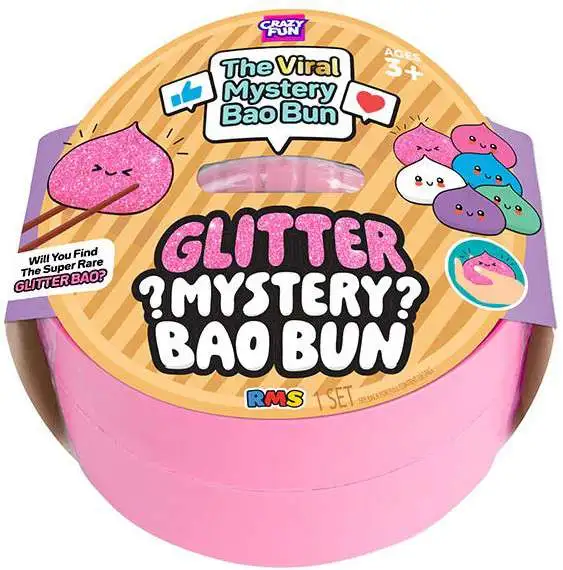 Squishy Bun Official Bao Bun GLITTER 4-Inch Mystery Pack [1 RANDOM Dumpling] (Pre-Order ships June)
