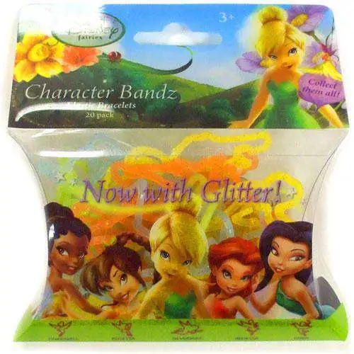 Disney Fairies Character Bandz Fairies Shaped Rubber Band Bracelets [20-Pack]