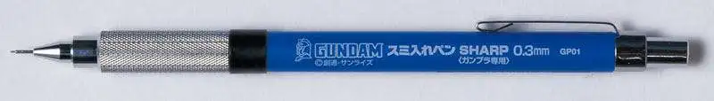 Gundam GP01 Black Liner Mechanical Pencil .3mm Model Kit Accessory