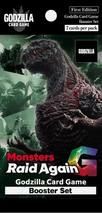 Godzilla Trading Card Game Monsters Raid Again Booster Pack BP02 [7 Cards]