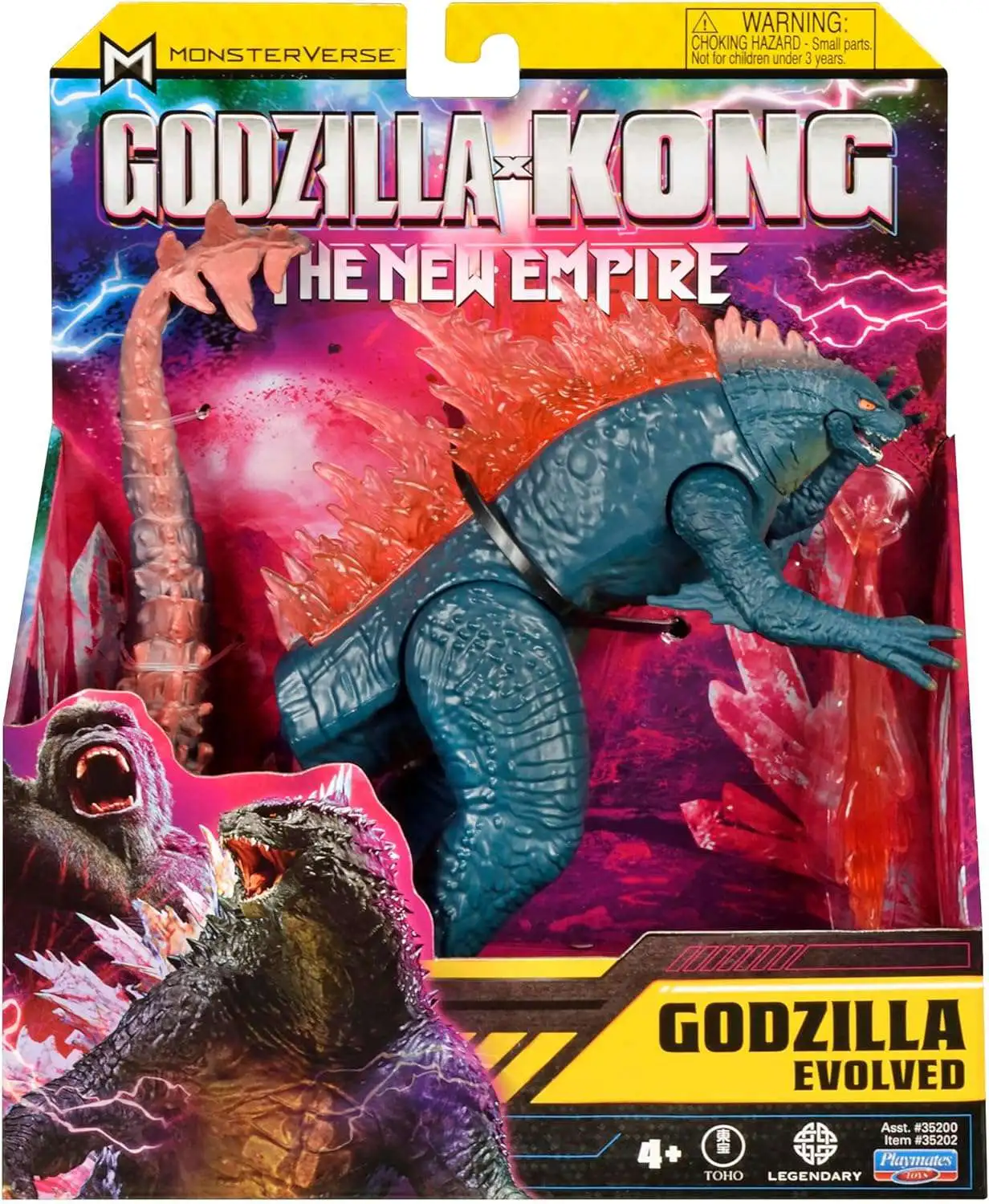 Godzilla X Kong The New Empire Monsterverse Godzilla 6 Action Figure Evolved Playmates Toywiz