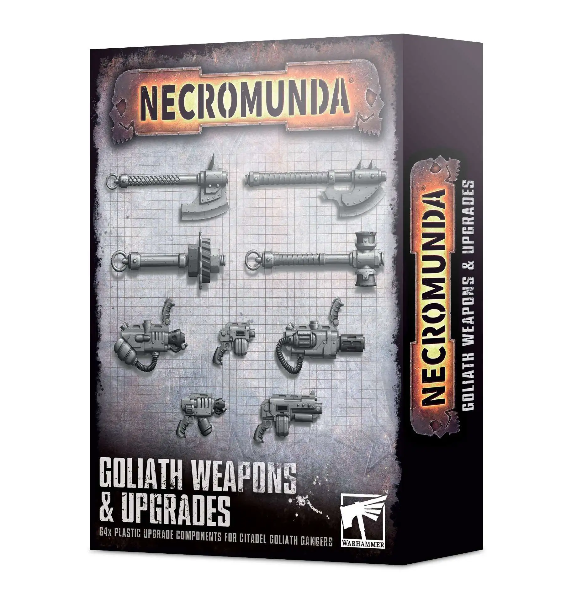 Warhammer 40,000 Necromunda: Underhive Goliath Weapons & Upgrades Miniature Set