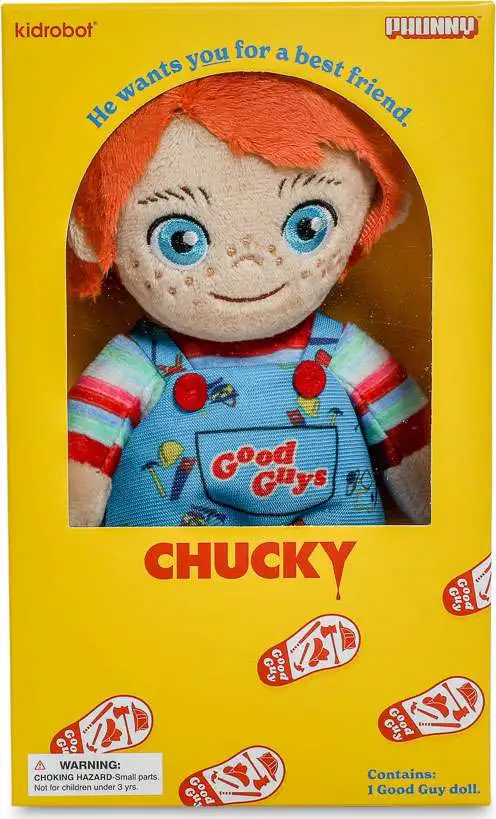 Childs Play Phunny Good Guys Chucky 7.5 Standing Plush Kidrobot