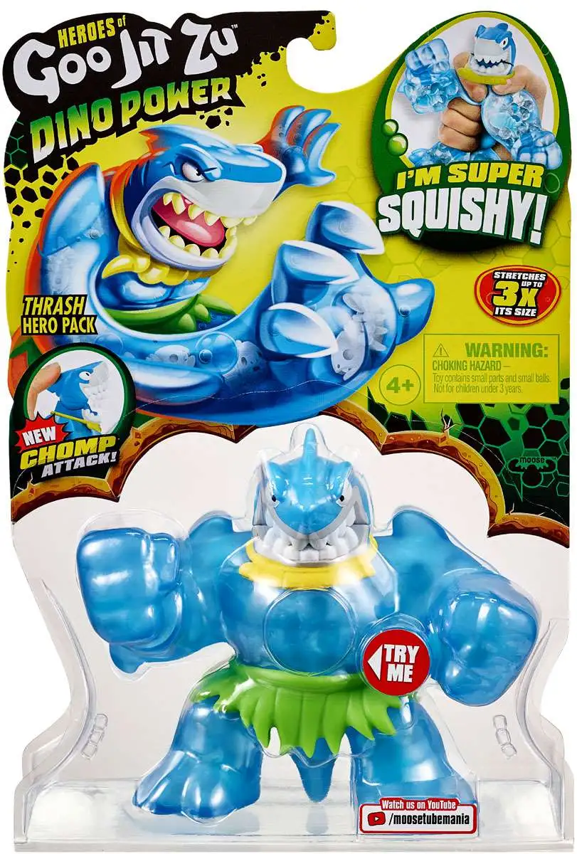 Heroes of Goo JIT Zu Dino X-ray Action Figure Thrash The Shark 2021 for sale online 