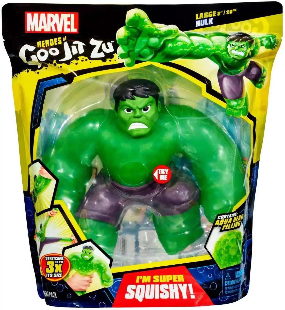 41055 for sale online Moose Toys Heroes of Goo Jit Zu Marvel Hulk Action Figure 