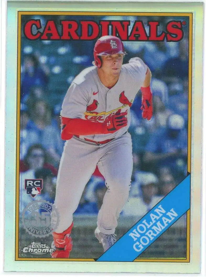 MLB 2023 Topps Chrome Single Card Refractor Nolan Gorman 88BC18 Rookie