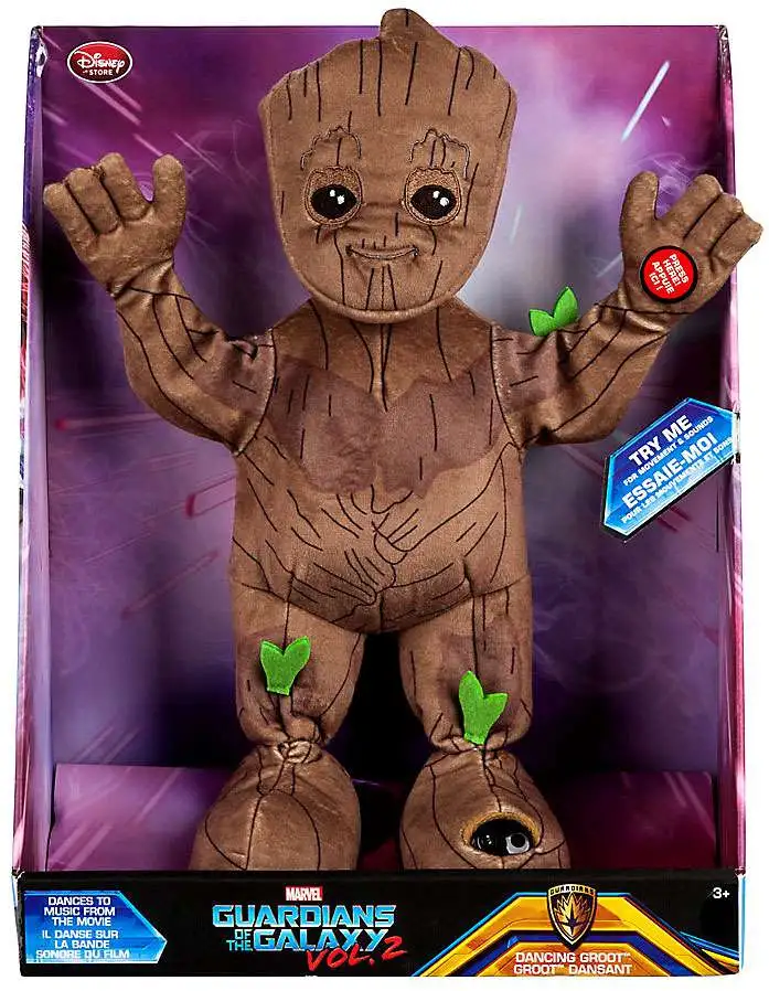 Disney Marvel Guardians of the Galaxy Vol. 2 Dancing Groot Exclusive 13  Feature Plush - ToyWiz