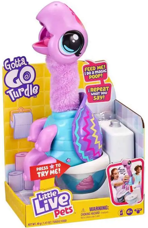 Gotta Go Singing Turdle Toy Potty Magic NEW LITTLE LIVE PETS Flamingo 
