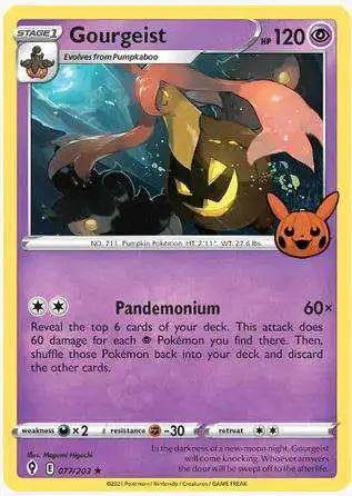 Pokemon Card Mimikyu 081/189 Holo Rare Trick Or Trade Halloween