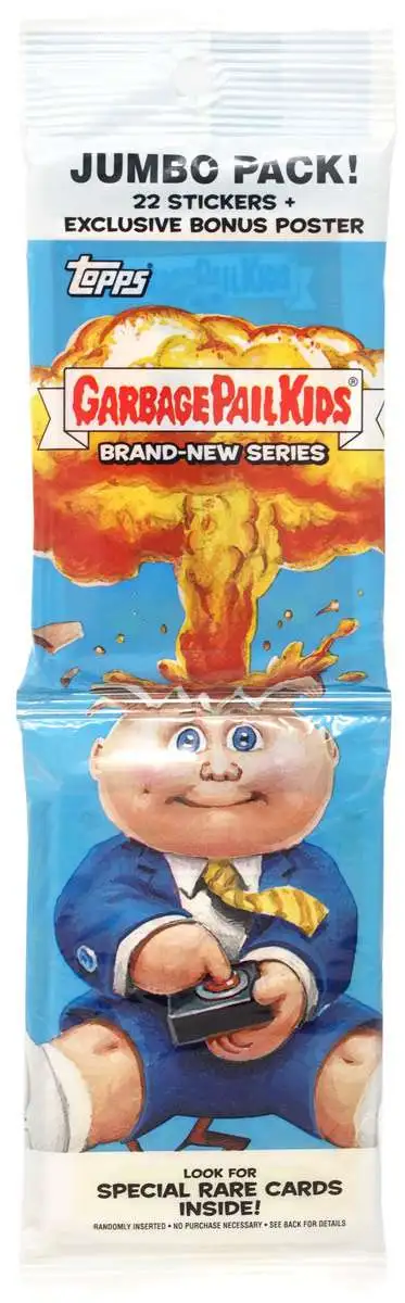 Garbage Pail Kids Topps 2012 Brand New Series 1 Trading Card Sticker JUMBO Pack [22 Stickers + Exclusive Bonus Poster]