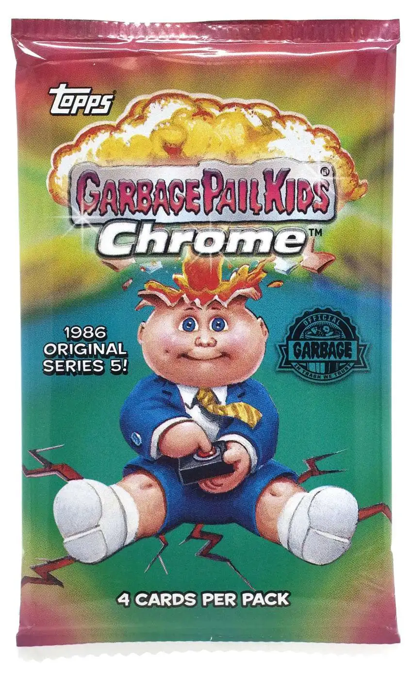 Garbage Pail Kids Topps 2022 Chrome Trading Card BLASTER Pack [4 Cards]