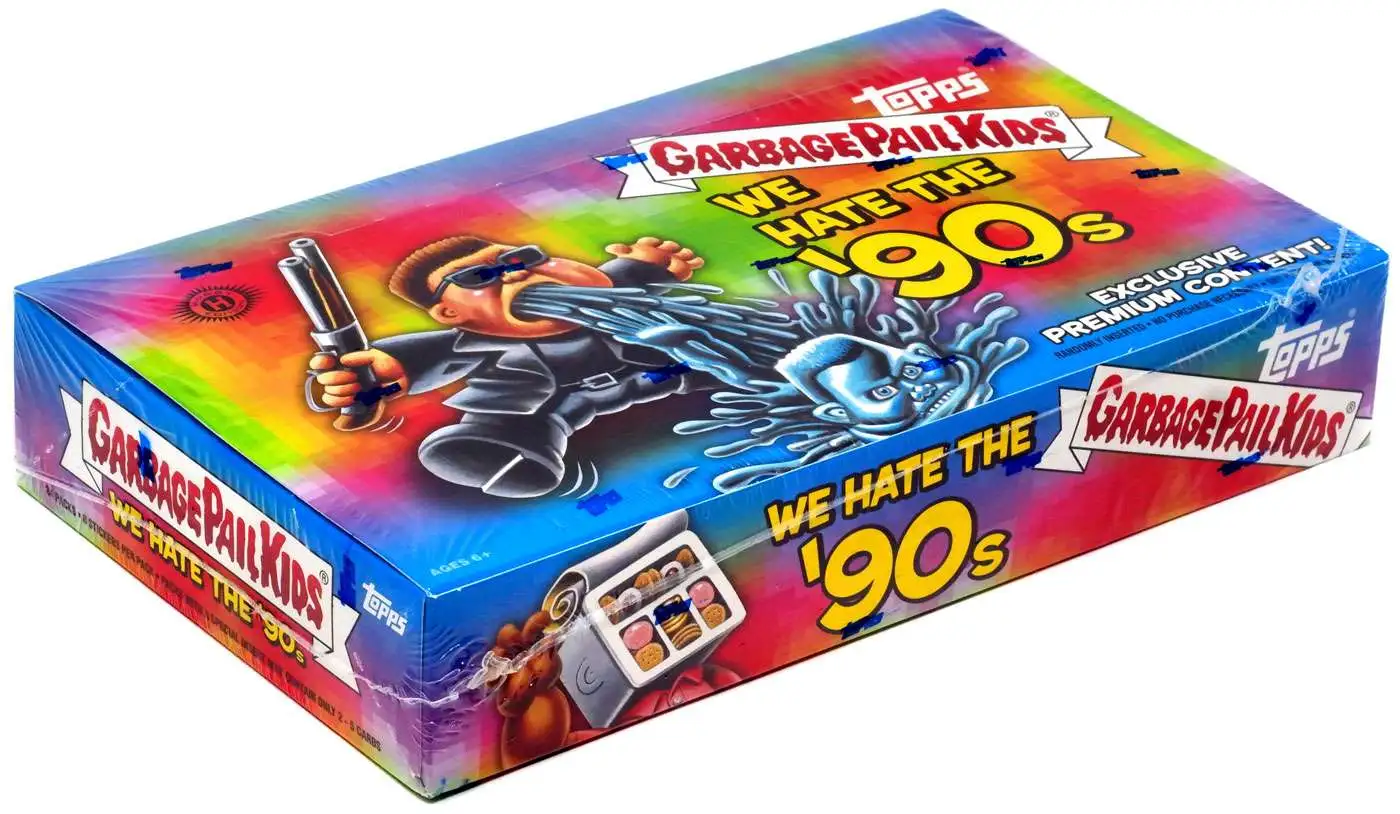 Garbage Pail Kids Topps 2019 We Hate the '90s Trading Card COLLECTOR Edition HOBBY Box [24 Packs]