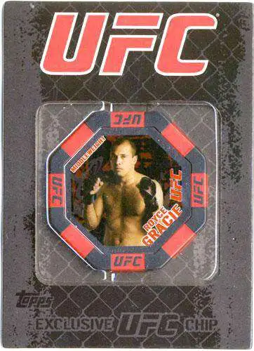 UFC Topps Main Event Royce Gracie Exclusive Poker Chip #7