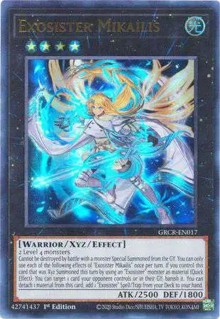 YuGiOh The Grand Creators Ultra Rare Exosister Mikailis GRCR-EN017