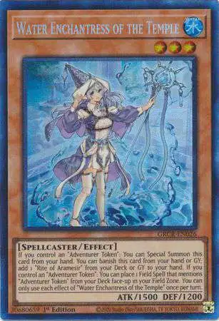 YuGiOh The Grand Creators Single Card Collector Rare Water Enchantress of  the Temple GRCR-EN026 - ToyWiz