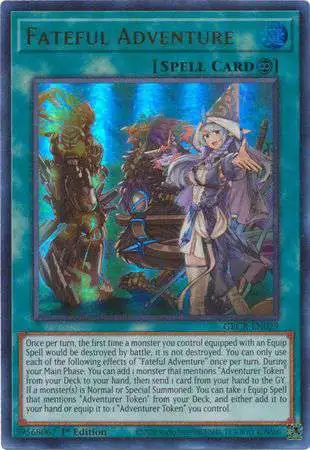 YuGiOh The Grand Creators Ultra Rare Fateful Adventure GRCR-EN029 YuGiOh The Grand Creators Ultra Rare Fateful Adventure GRCR-EN029