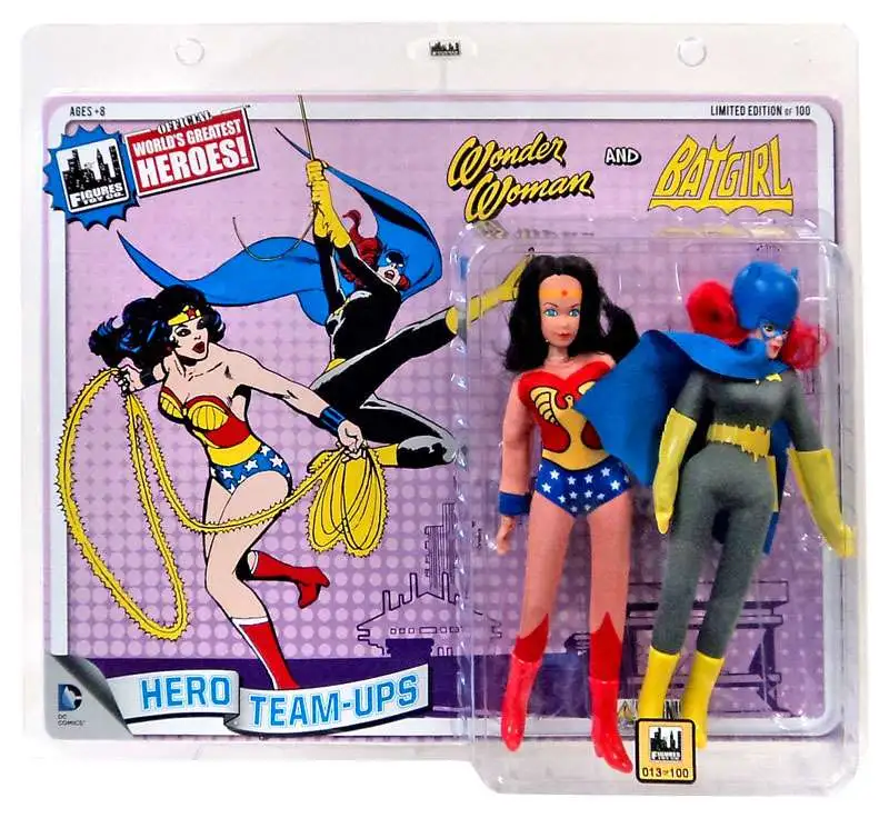 Dc Worlds Greatest Super Heroes Retro Two Pack Series 2 Wonder Woman Batgirl 8 Retro Action