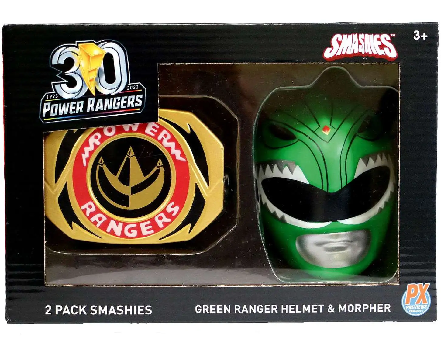 Power Rangers Smashies Green Ranger Helmet & Morpher Exclusive 4-Inch  2-Pack (Pre-Order ships October)