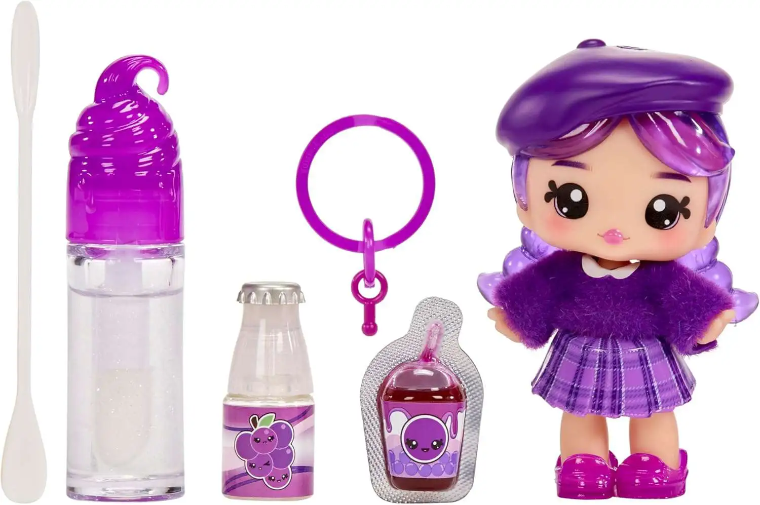 Yummiland Make Lipgloss Greta Grape Doll Scented MGA Entertainment - ToyWiz