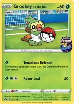 Pokemon Trading Card Game Futsal Promo Grookey On The Ball #3