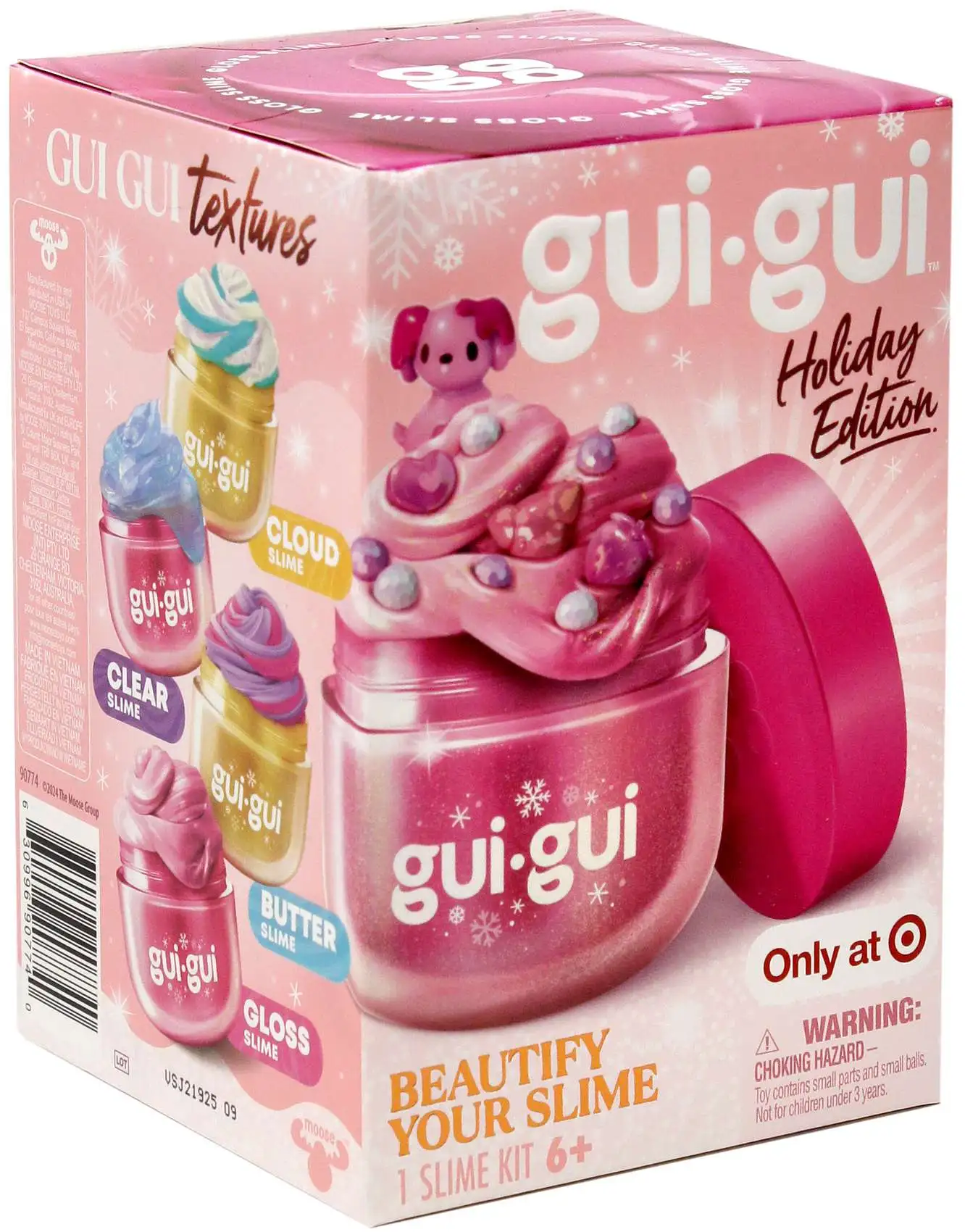 Gui-Gui HOLIDAY EDITION Slime PINK Gloss Exclusive Pack [Beautify Your Slime!]