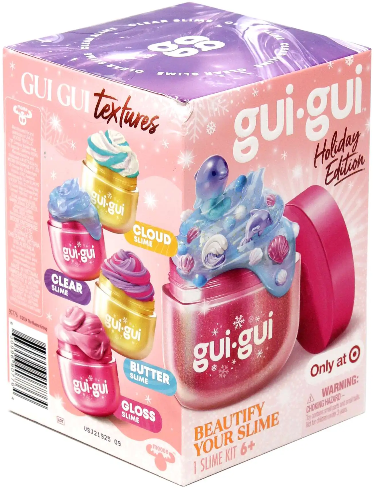 Gui-Gui HOLIDAY EDITION Slime PURPLE Clear Exclusive Pack [Beautify Your Slime!]