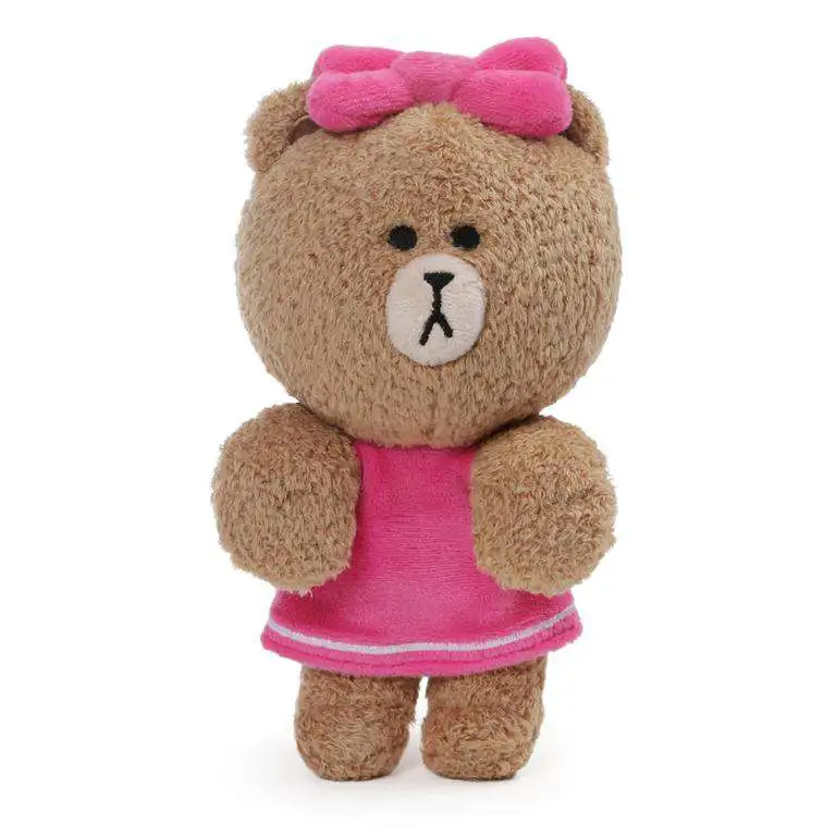 Line Friends Choco Dangler 6-Inch Plush