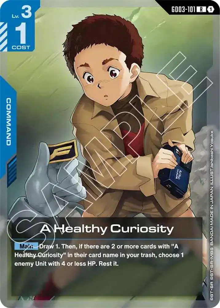 Gundam Trading Card Game Steel Requiem Single Card Rare A Healthy