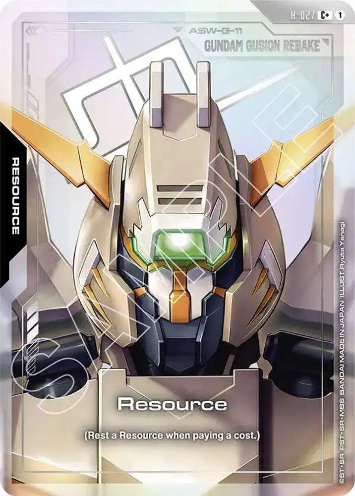 Gundam Trading Card Game Steel Requiem Single Card Common Resource