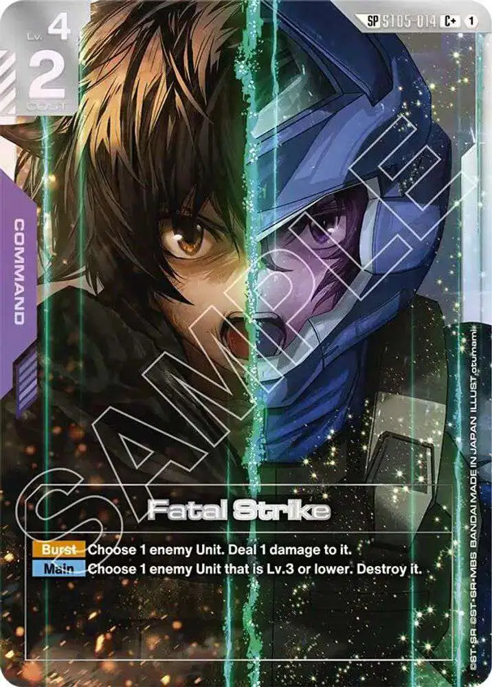 Gundam Trading Card Game Steel Requiem Single Card Common Fatal