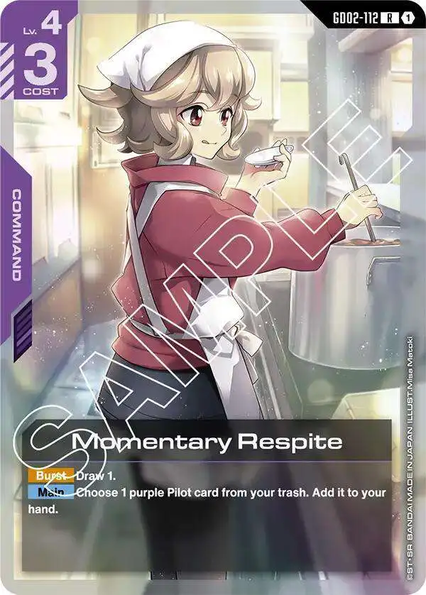 Gundam Trading Card Game Dual Impact Single Card Rare Momentary