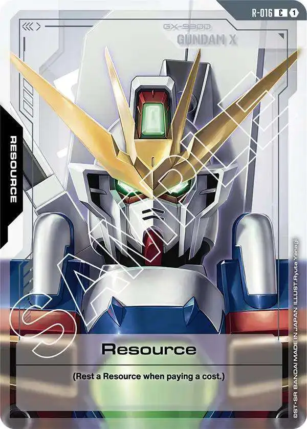 Gundam Trading Card Game Dual Impact Single Card Common Resource R