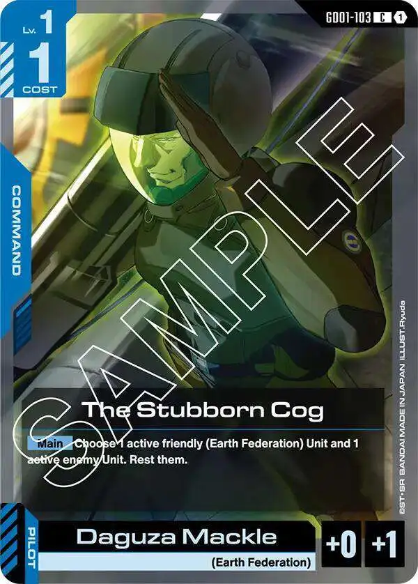 Gundam Trading Card Game Newtype Rising Single Card Common